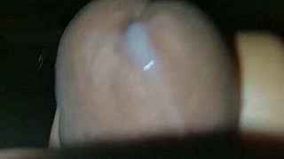 Close up cumshot by 18 year old dumb fuck