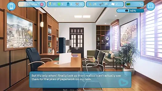 Love & sex second base: the secretary has a good pussy ep 24