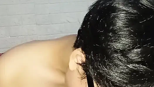 When she was with her boyfriend, she screamed at the neighbor