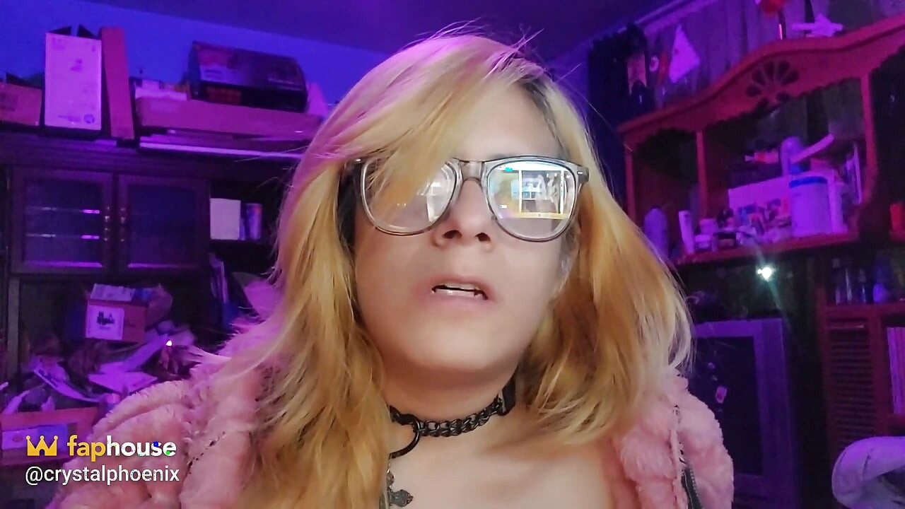 Sissy Wears a Sex Necklace at the Asmr Church