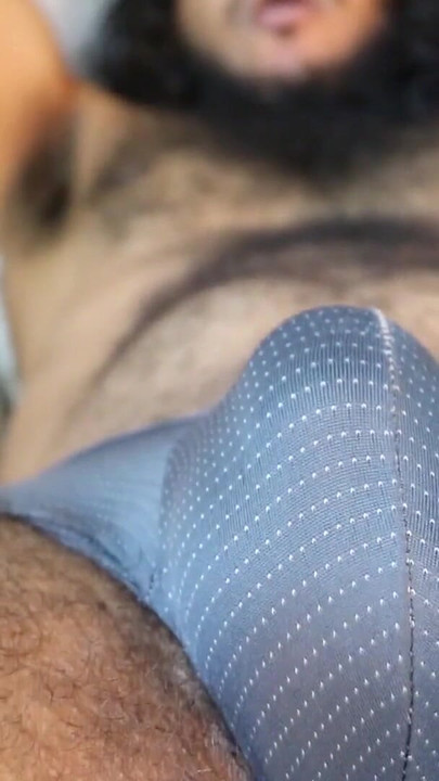 Epic moment from "Hairy Man Plays With Bulge"