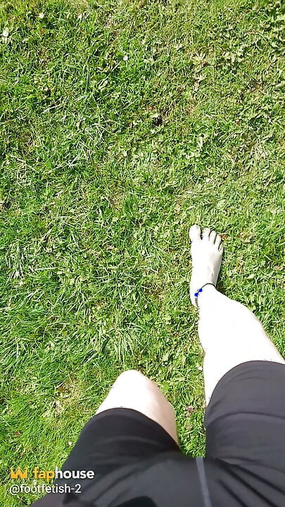 Beach Walk with Dirty Feet