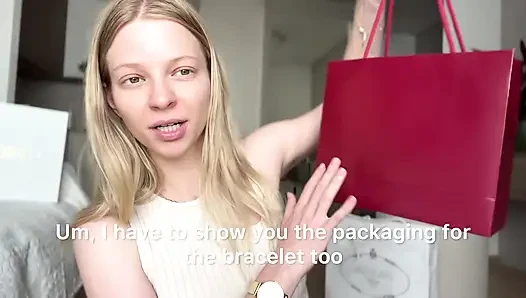 Findom Luxury Shopping Haul 12k $ Heavy Drain