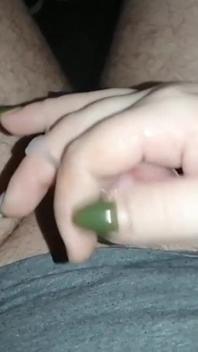Spectacular moment from "Girlfriend jerked off my dick in a friendly way in my car!"