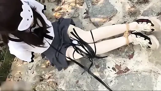 Outdoor-BDsm-mädchen