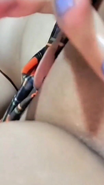 Horny stepsister playing with her pussy | Clip 1