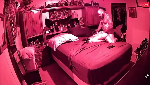 Had to be quiet, his stepmom was in the other room