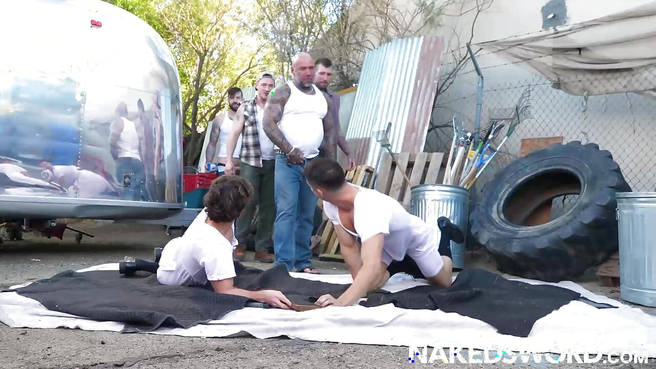 NAKEDSWORD Religious Eddie Patrick And Greyson Myles Submit To Four Guys Gangbang