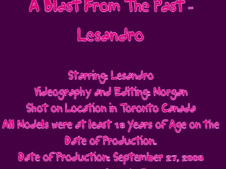 A blast from the past - Lesandro