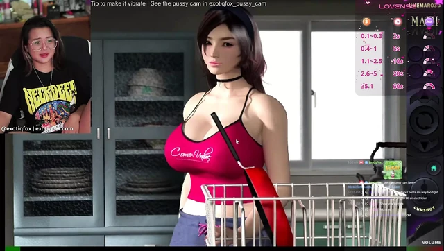 Live Hentai Game Goon Stream Playing Umemaro 3D Mari's Sexual Tendencies Masturbating to Hentai