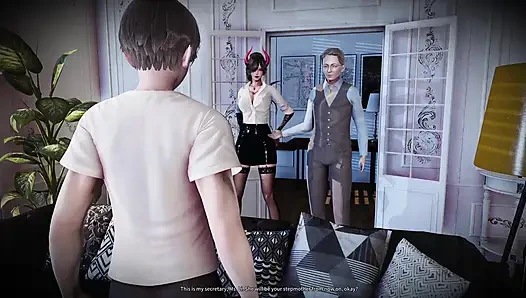 B005 He Likes to Look on His Stepmother Having Sex 1