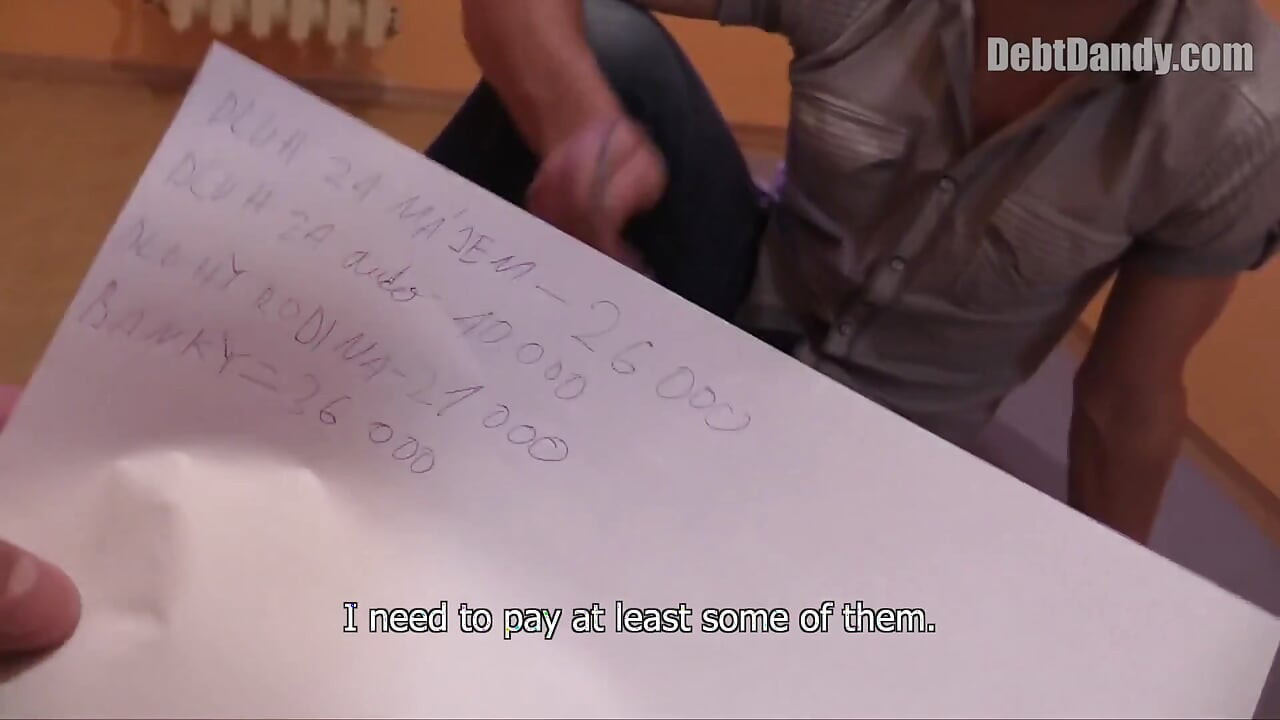 Czech Hunter - Debt Dandy Handles Massive Financial Liabilities & Pounds a Vulnerable Hunk Raw