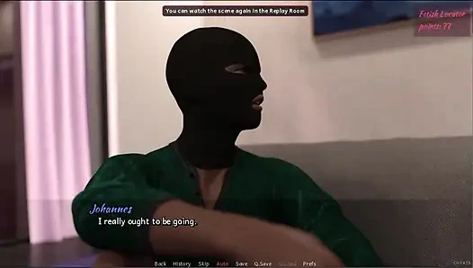 Fetish locator #10 - Johannes dressed as a crook and fucked Ju, Johannes played with Squizzle's pussy in the shower