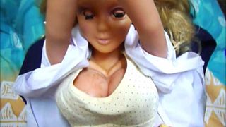 (80cm) Liebespuppe Suzy gefesselt und gefickt