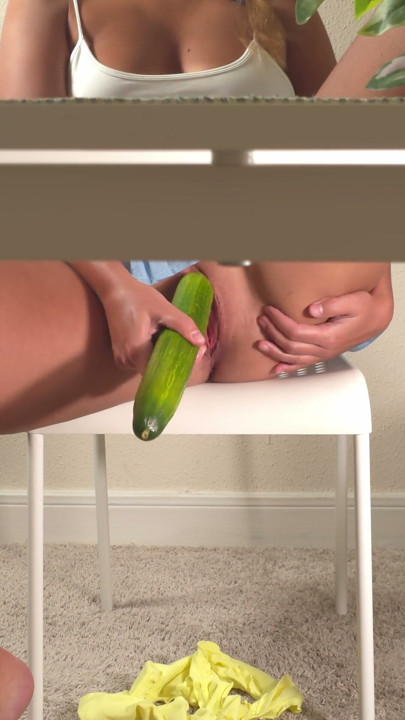 It's so huge... I can feel it stretching my tight pussy as it goes inside me | Clip 1