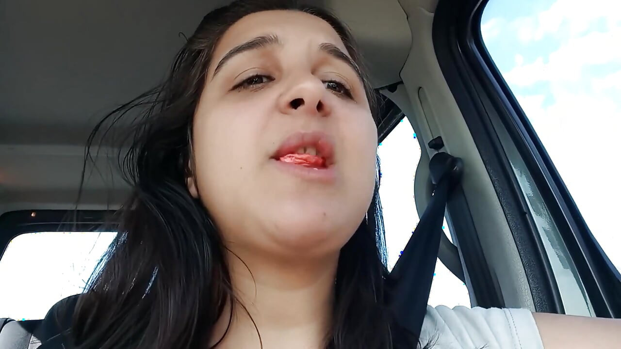 Ich mache große blasen neben meinem Über-fahrer - Bunny Looner