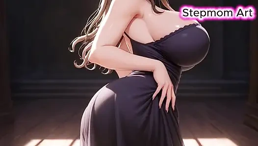 JOI мачеха в приватном шоу - иди со мной, 100% ты кончишь - грязный разговор