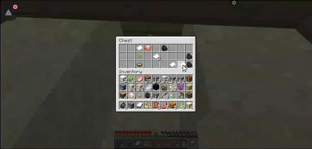 First time find treasure in Minecraft