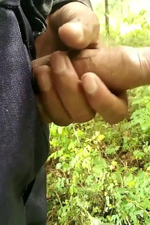 Showing Cock in Open Garden