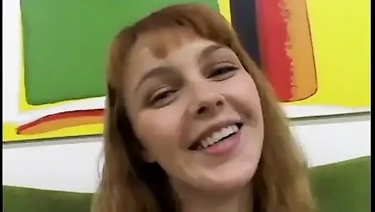 Sexy ass brunette sucks dude's pole like a pro
