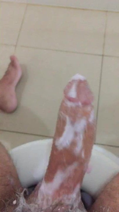 Soapy wanking