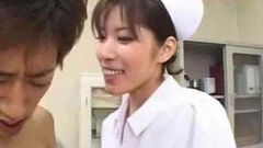 Oriental Nurse Does Not Hesitate On The Cock
