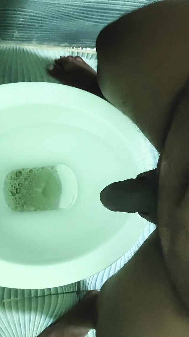 Bathroom masturbation hot and sexy penis