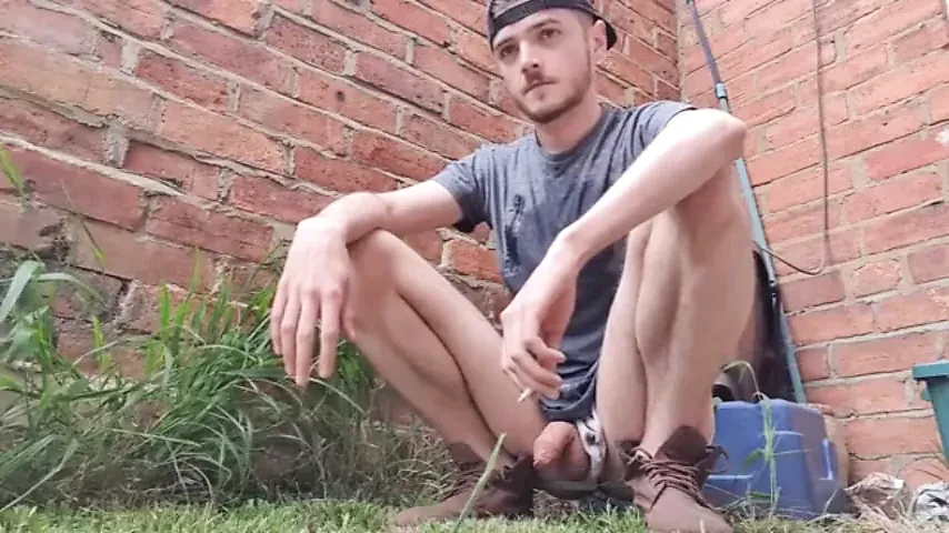 Smoking Wanking and Pissing Outdoors