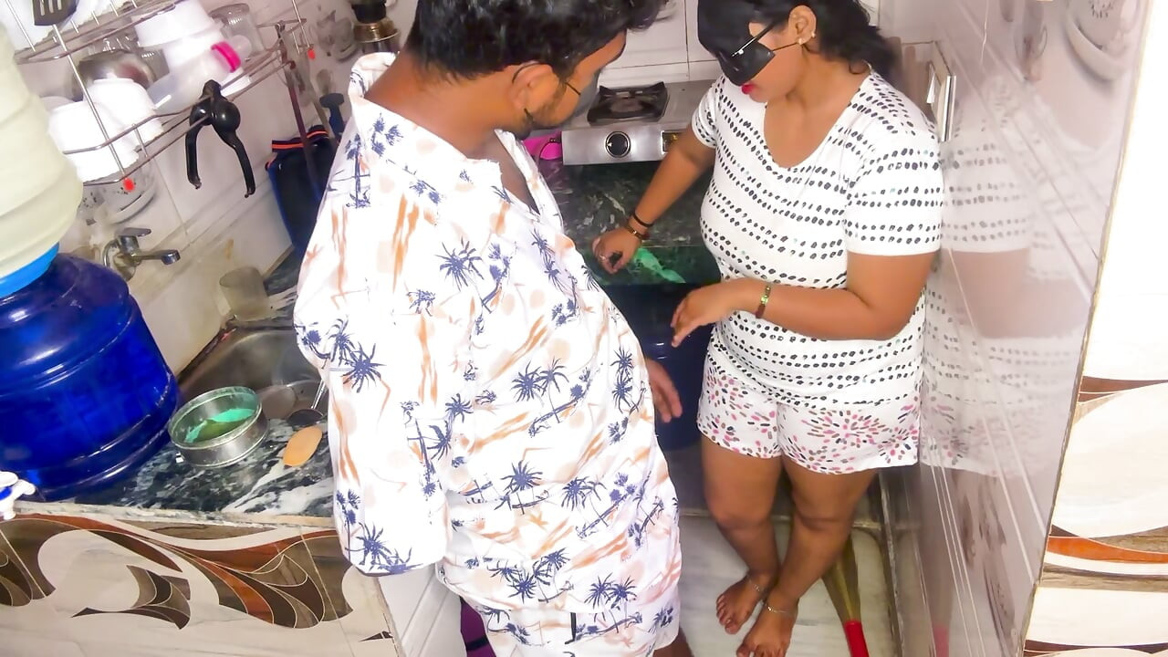 Angry Desi Maid Gets Fucked Hard by Boss in Kitchen Intense Kitchen Sex