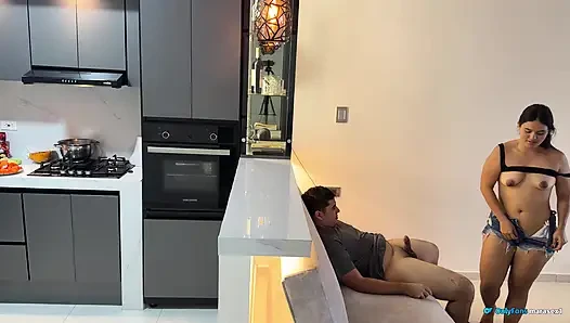 I help shy stepbrother.... It didn't go as planned!