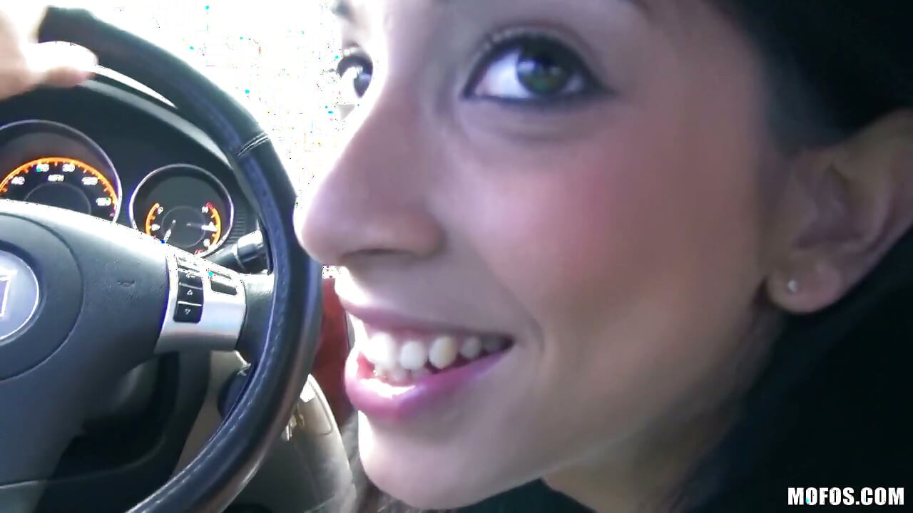 Stranded Teens - Road Head Amateur Fuck, Mia Hurley Loves Sucking Cock