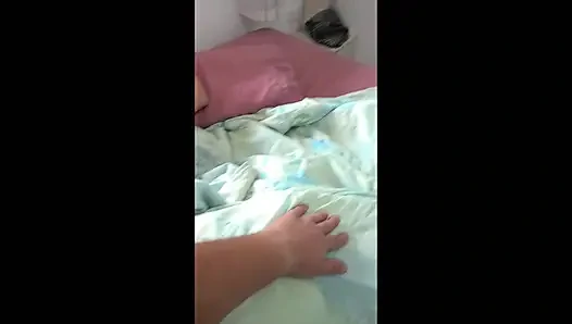 Lazy stepsister had her pussy used while washing the dishes.