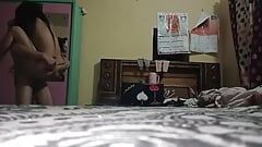 Bhabhi fucked hard in standing position and reverse cowgirl style hard rough sex
