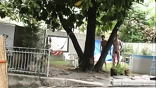 Double Penetration and Cumshot in Mouth for Beautiful Hot Amateur MILF with Huge Tits