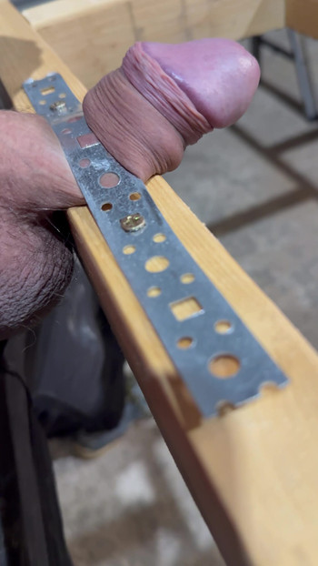 Cock clamped with metal