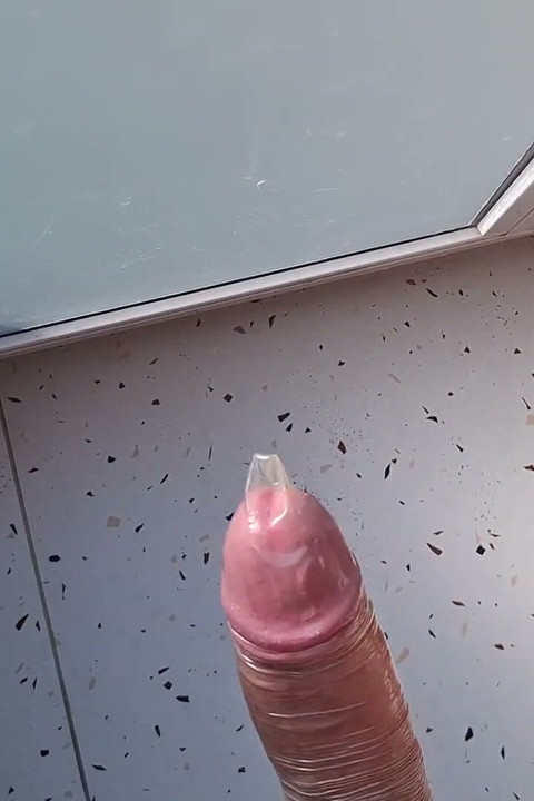 Masturbating with a Condom for a Subscriber