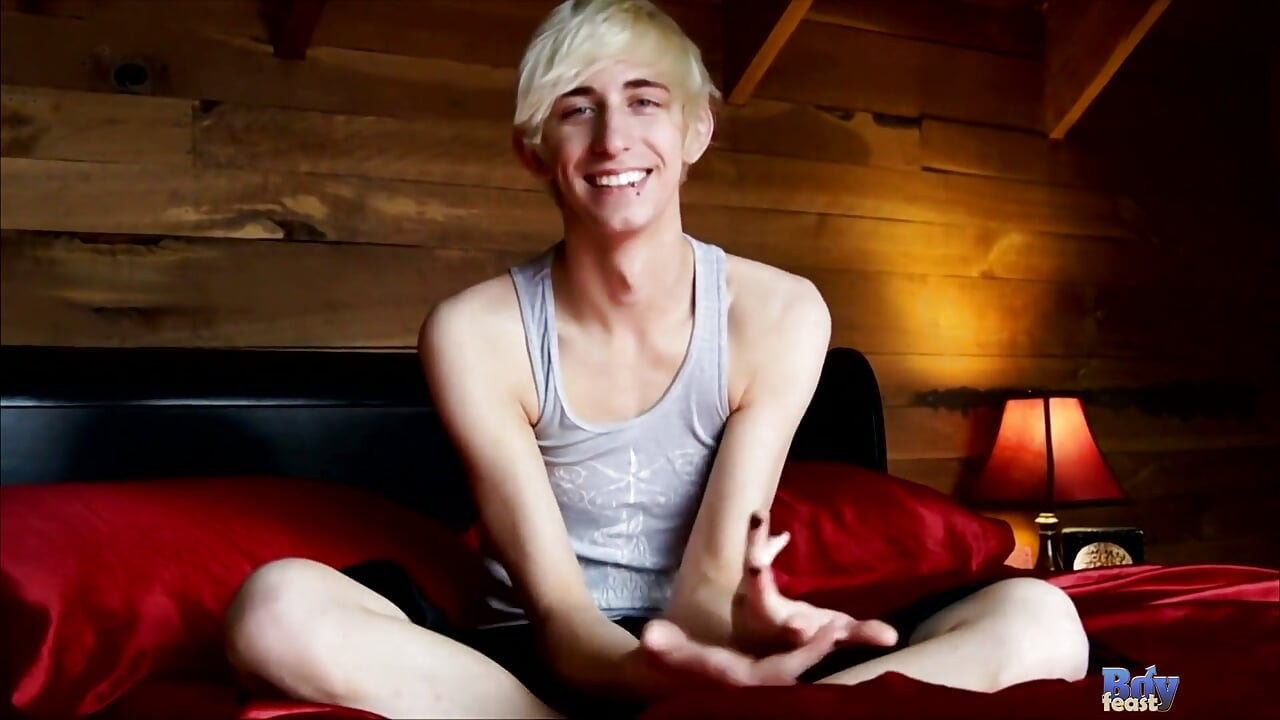 Stroking a Big Twink Dick