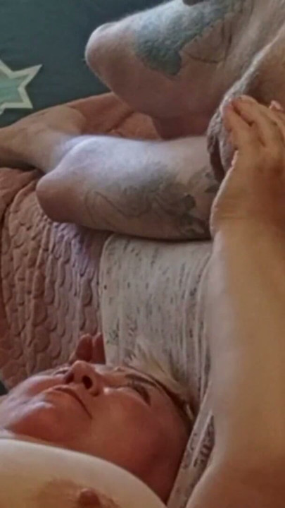I jerk off my dick and cum in my mother-in-law's mouth | Clip 1