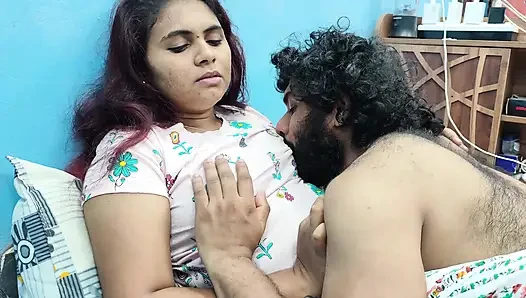 Boobs kiss with navel lick