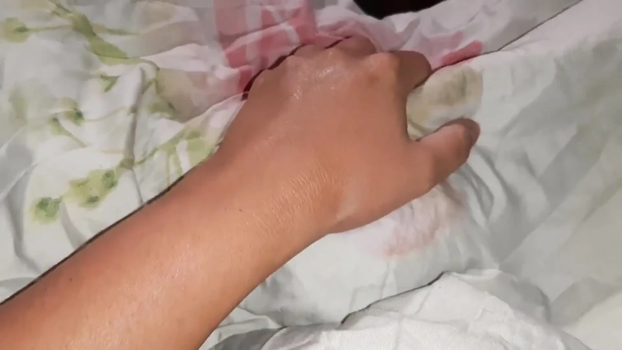 I Looked Under the Blanket and There Was My Neighbor Licking Pussy and My Girlfriend Watching and Masturbate, surprise Threesome