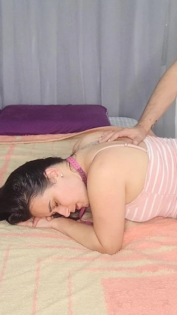 Memorable moment from "Married seamstress makes client hard!"