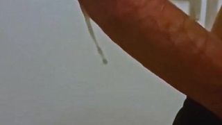 Huge white cock dripping with cum