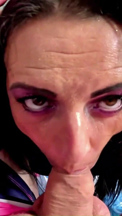Leather MILF Humiliates Inflatable Addict. Beach Ball Popping, Deepthroat and Creampie | Clip 2