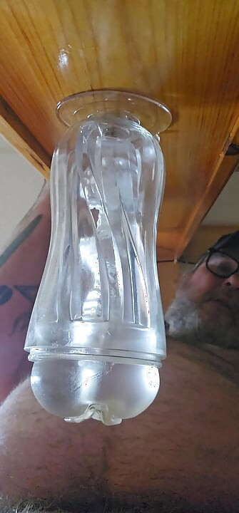 FUCKING A CUM FILLED FLESHLIGHT