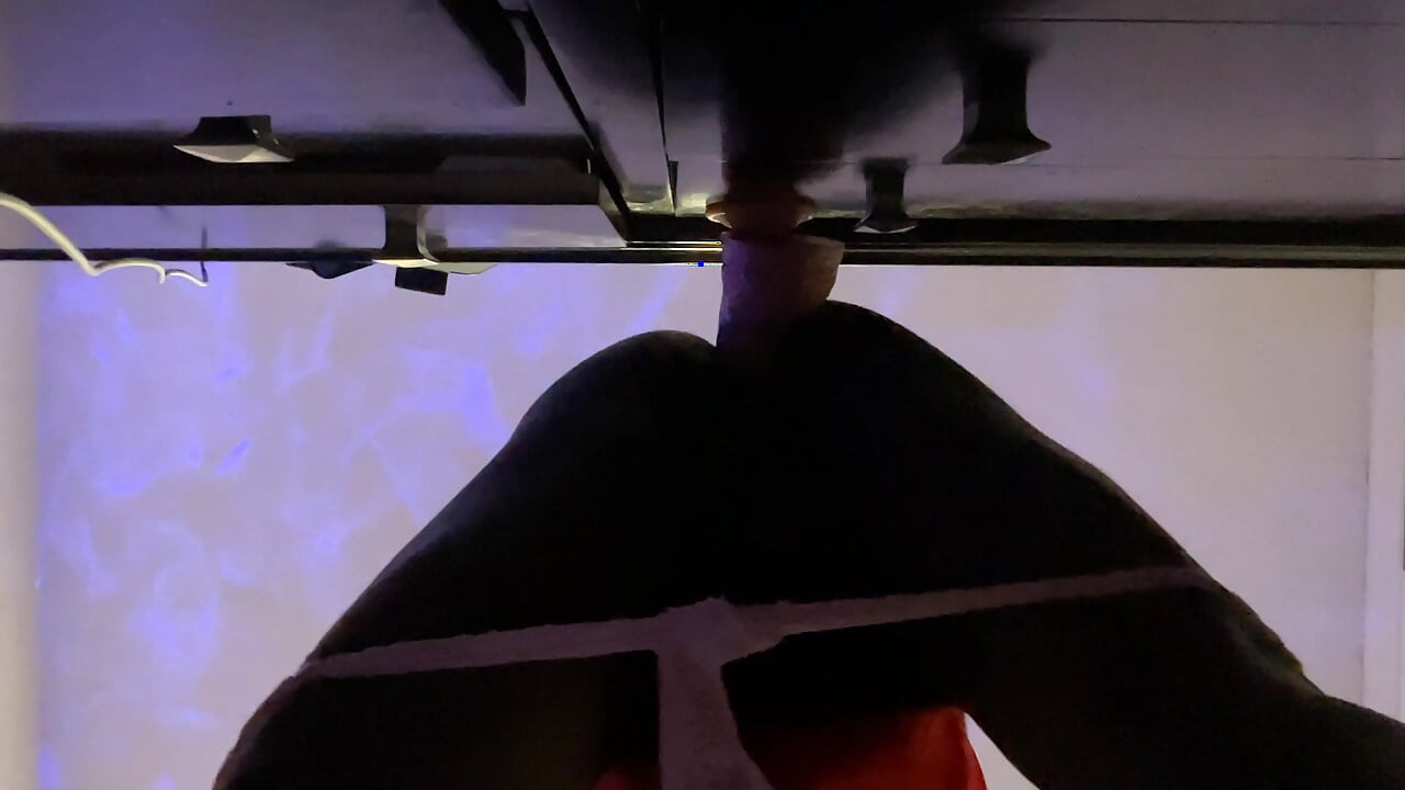 Black Booty POV szóló 10 hüvelykes kövér játék kutyapózban