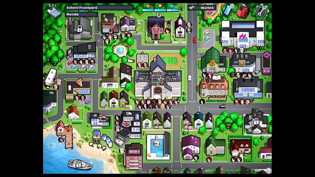 Summertime saga - Johannes fucked Odette...The ladies and Johannes played spin the bottel.