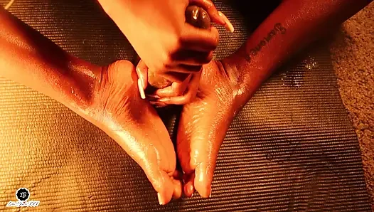 Lola Black XXX Ebony Feet In High Heels
