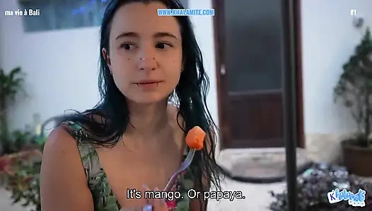 Bali'de onu götten sikiyor - Fransız alt vlog - ingilizce altyazı