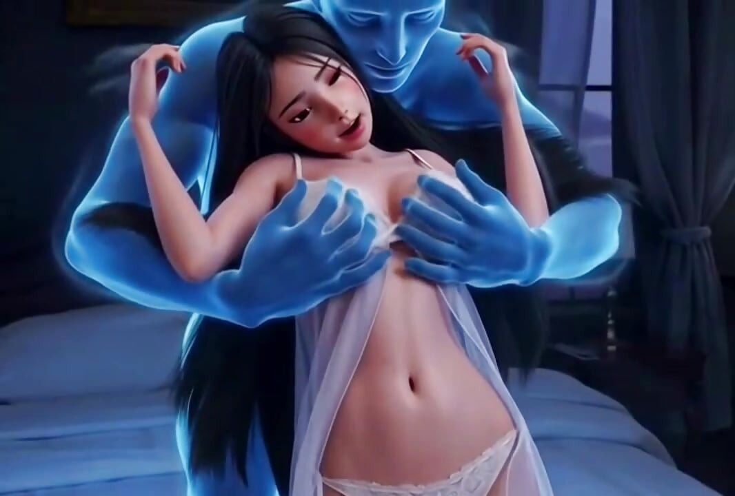 A lonely young beauty is haunted by a handsome ghost at night