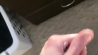 Thick White Cock Only Takes 20 Seconds To Cum